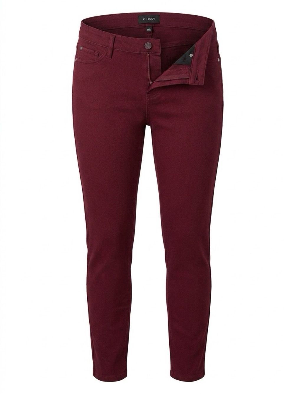 Burnt Red Celebrity Pink Mid Rise Skinny Jean